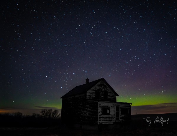 Abandoned house in lights Hi Res    by Tracy Abildgaard